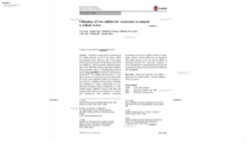 Utilization of iron sulfides for wastewater treatment: a critical review